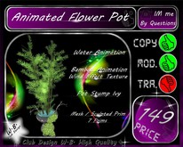 ** Animanted Bamboo ** Flower Pot *