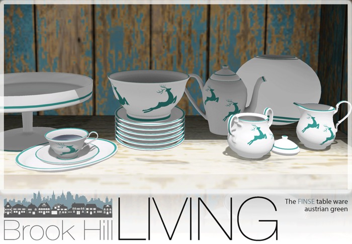 *BHL - Finse Tableware Set, Austrian green 1.0 BOX