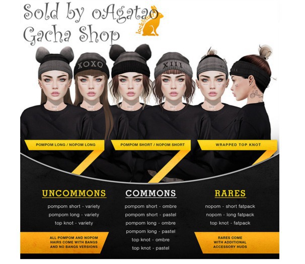 lock&tuft - top knot pastel COMMON