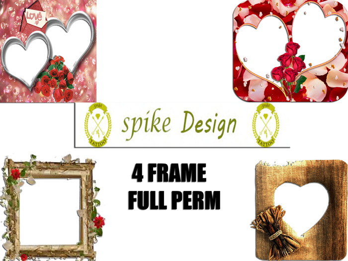 Spike Desing Full Perm Photo Frame