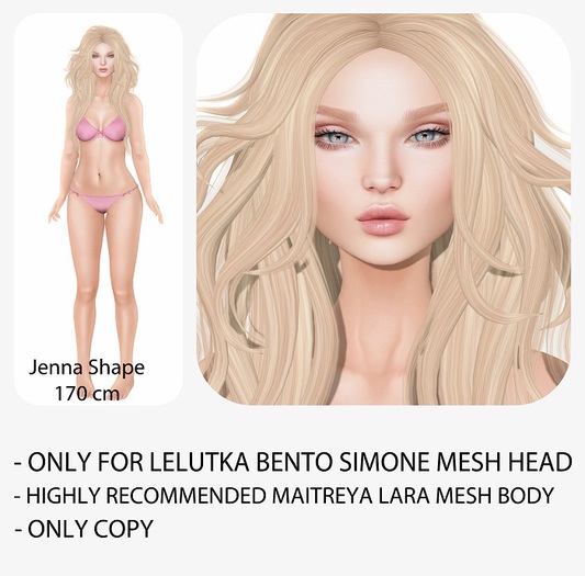 WHP - Jenna Shape Lelutka Bento