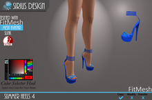 Sirius Design Summer Heels 4 SLINK With Color Hud Boxed