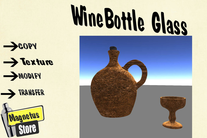 Winer Bottle Glass