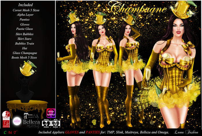 -Lamu Fashion-Outfit *Champagne*