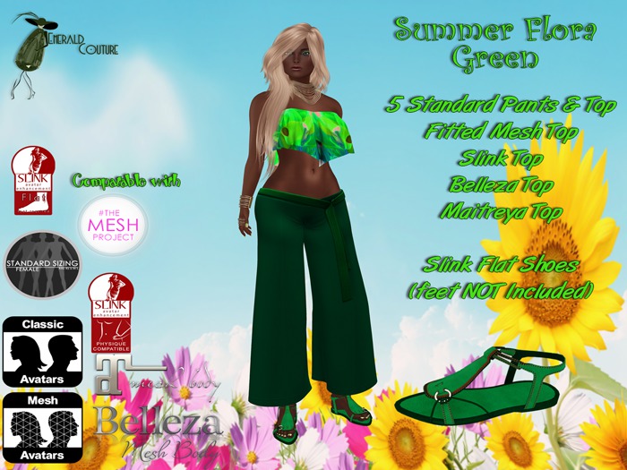 EC Summer Flora Green