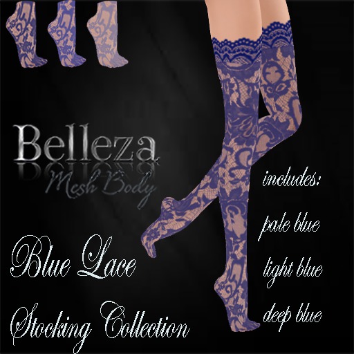 BELLEZA - PURPLE LACE STOCKING COLLECTION