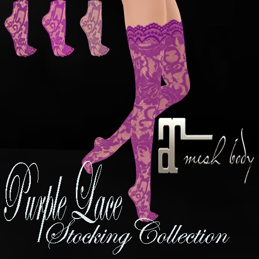 MAITREYA - PURPLE LACE STOCKING COLLECTION