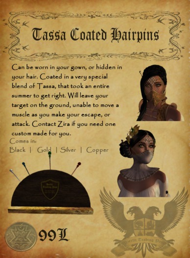 {HTP} Tassa Pin Plain ~ Copper