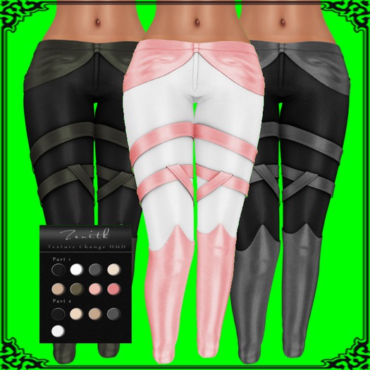 =Zenith=Leather Bandage Legging (Maitreya) - RARE