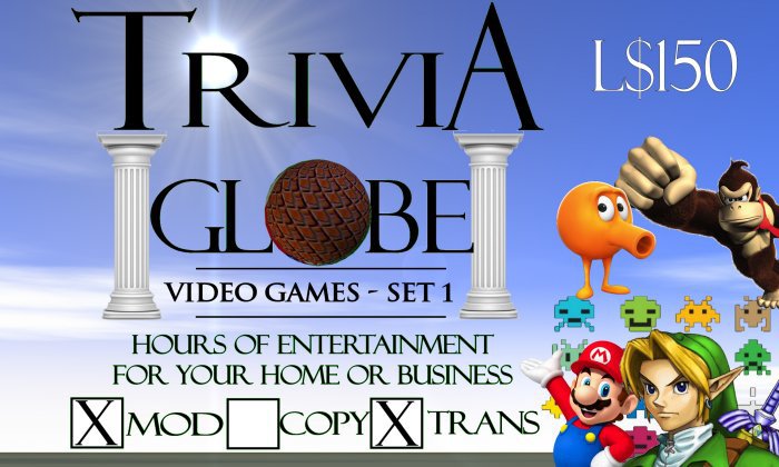 Video Game 1 Trivia Globe