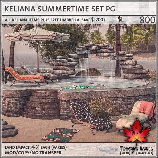 Trompe Loeil - Keliana Summertime Set PG [mesh]
