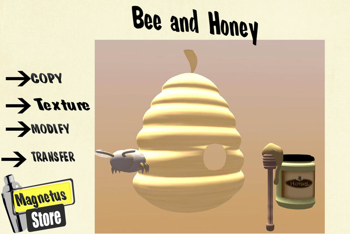 Bee and honey