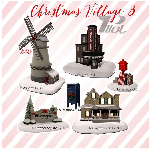 PILOT - Village 3 - Windmill RARE