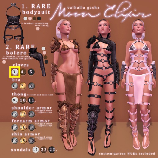 Moon Elixir - Valhalla - 18 - Lara - Silver Shin Armor