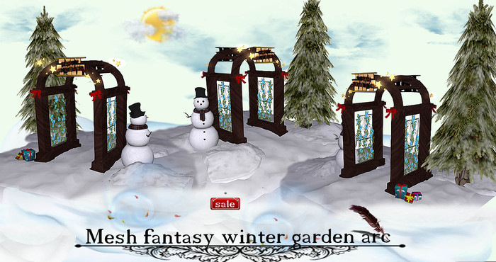 Mesh fantasy winter garden arc