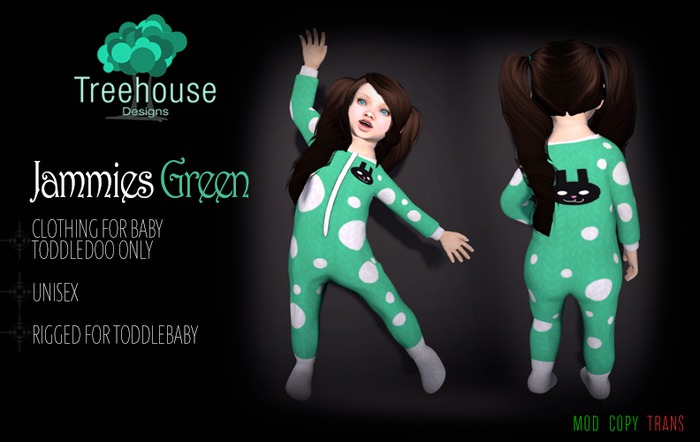 [Treehouse] Jammies - Green [BOXED]