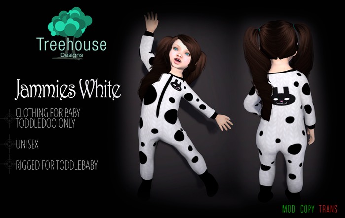[Treehouse] Jammies - White