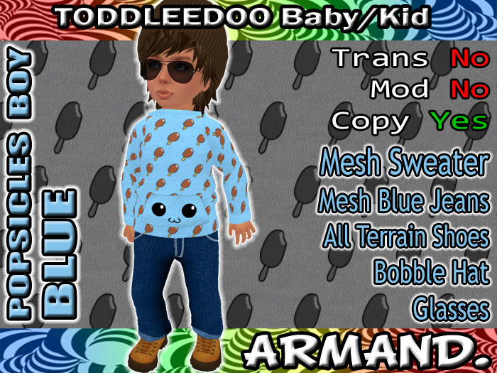 --ARMAND-- POPSICLES BOY - BLUE