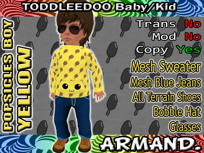 --ARMAND-- POPSICLES BOY - YELLOW