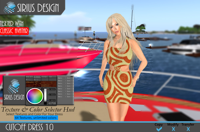 Sirius Design Cut Out Dress 10 With Texture Hud Boxed