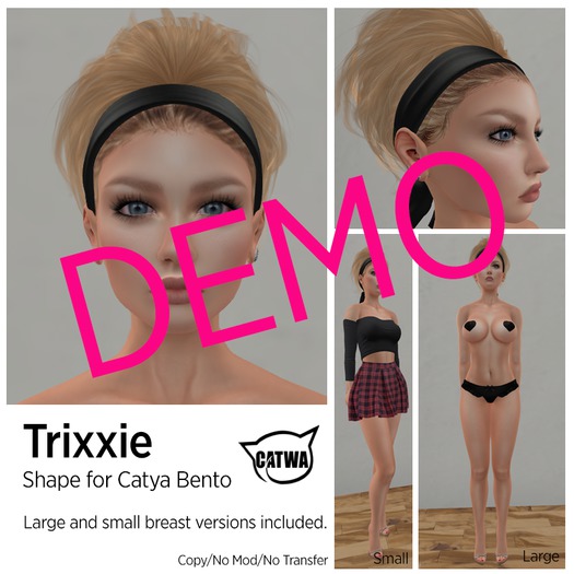 DEMO - Trixxie - Shape for CATWA Catya Bento