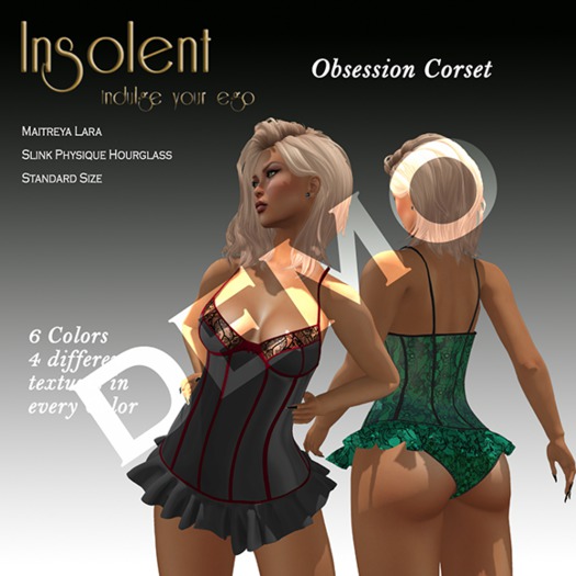 [INSOLENT] DEMO Obsession Corset