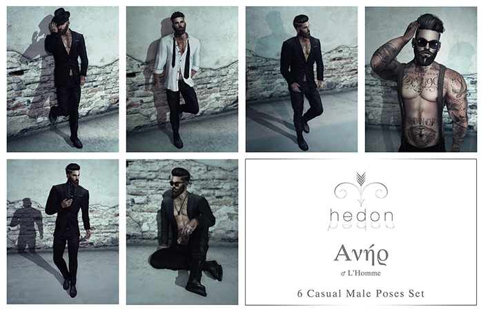 Anir~ L'Homme 6 Male Poses