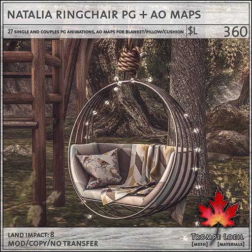 Trompe Loeil - Natalia Ringchair + AO Maps PG [mesh]