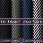 {L} Knit-Stripes V4-Winter Palette