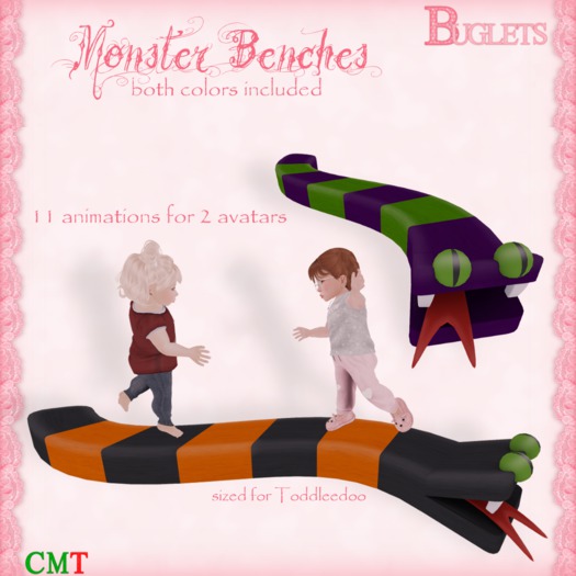 ~*Buglets*~ Monster Benches