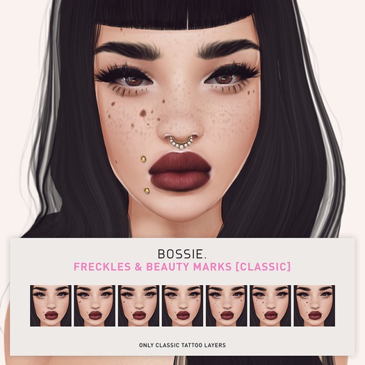Bossie. freckles & beauty marks [classic] (wear me)