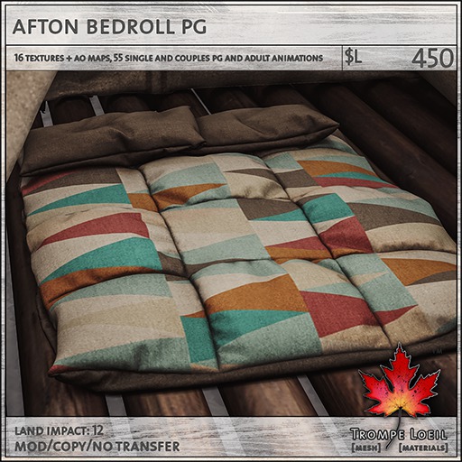 Trompe Loeil - Afton Bedroll PG [mesh]