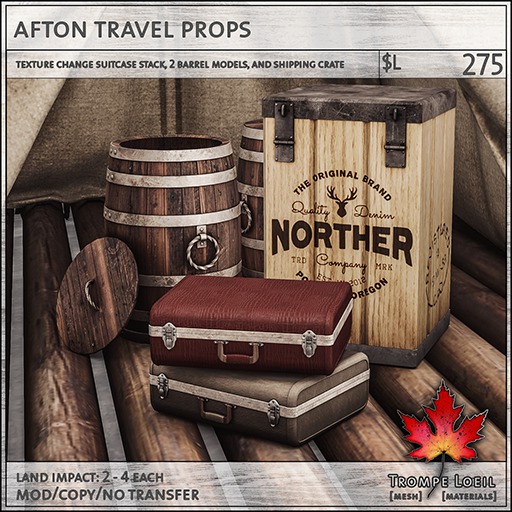 Trompe Loeil - Afton Travel Props [mesh]