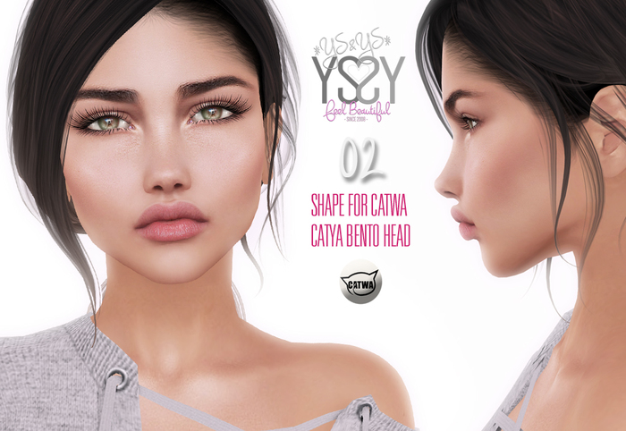 *YS&YS* Shape 02 for Catwa Catya head [WEAR ME]