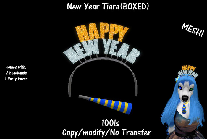 New Year Tiara(BOXED)