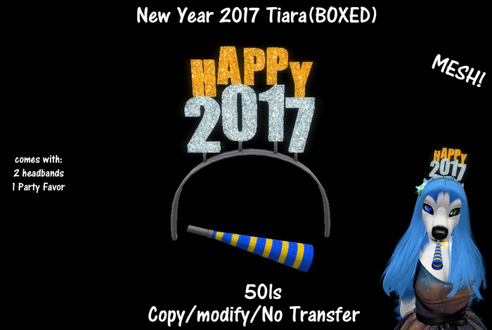 New Year 2017 Tiara(BOXED)