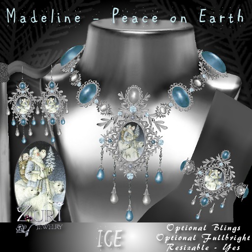 Zuri Rayna - Madeline Peace on Earth Set - Ice