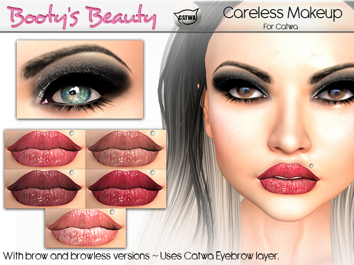 *Booty's Beauty* Catwa Makeup ~ Careless [Add]