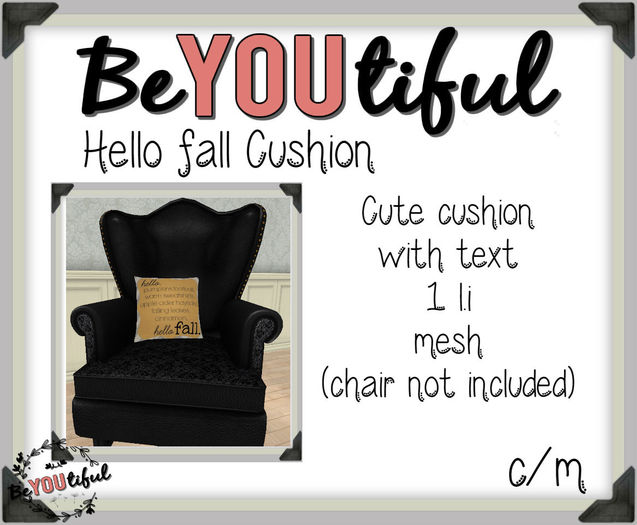 BeYouTiful} Cushion Happy Fall Ya'll