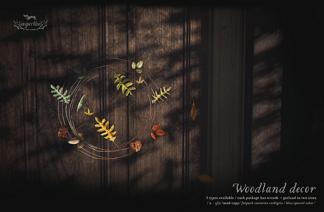 {vespertine}-woodland garland & wreath / autumn 