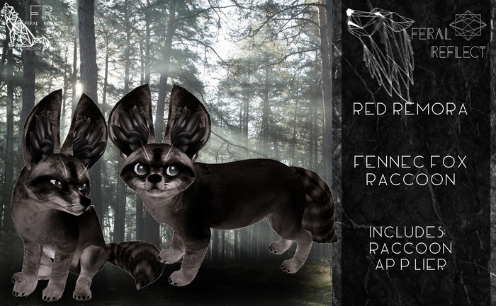 [Feral Reflect] Fennec Fox Raccoon Coat