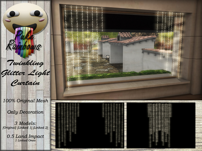 [PR ] Twinkling Glitter Light Curtain (Boxed)