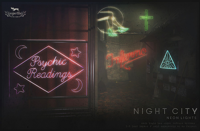 {vespertine}-ladies here neon