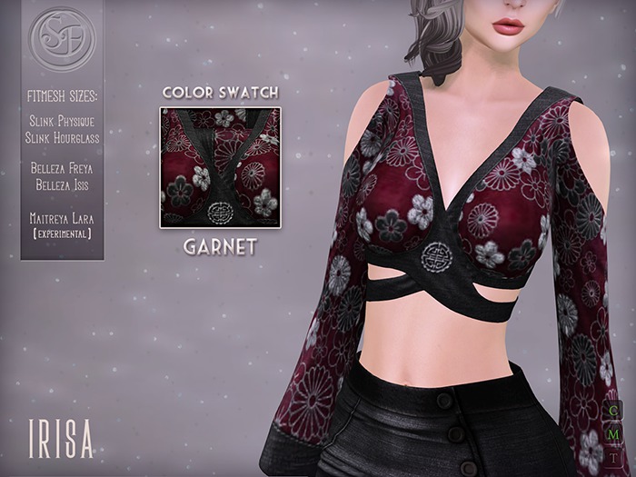 .:SF:. "Irisa" Top - Garnet