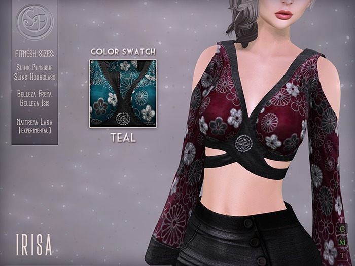 .:SF:. "Irisa" Top - Teal