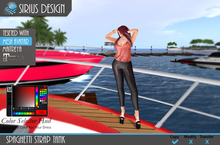 Sirius Design Spaghetti Strap Tank  For MAITERYA Boxed