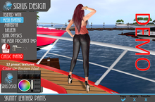 Sirius Design Skinny Leather Pants With Hud Boxed-===DEMO=== 