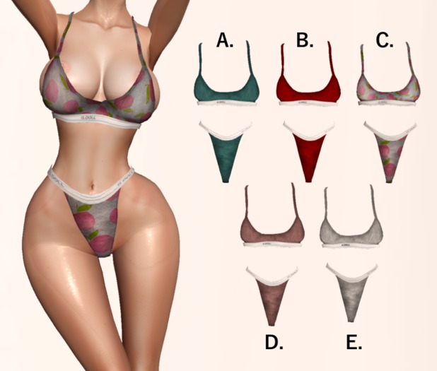 G.D. fruit undies