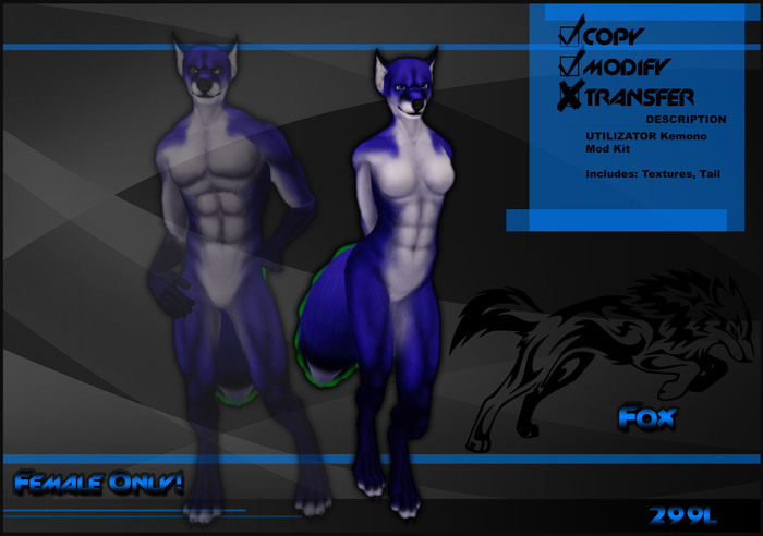 [Virtual Fuzz] 1A Fox Dark Blue F
