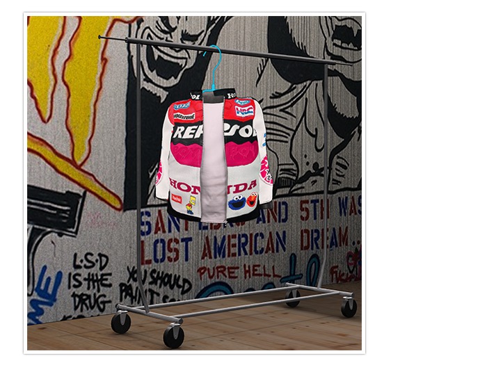 BOY. "MOTO." Racing Jacket."RED!"